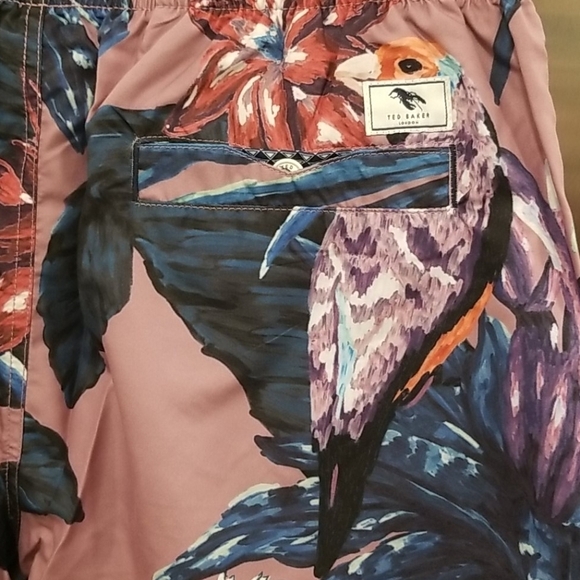 💕TED BAKER💕 Nemor Tiger Printed Swim Short - Picture 11 of 16